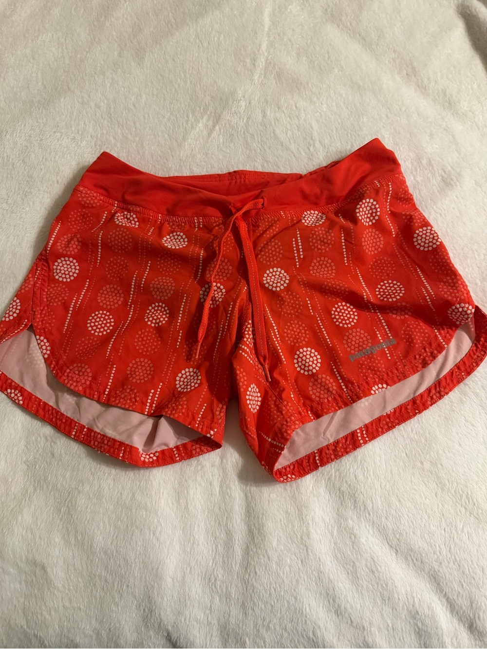 Patagonia Red Dot Print Athletic Shorts